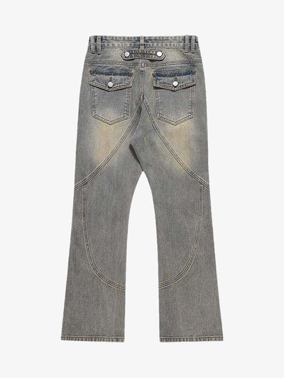Patchwork Stressed Jeans