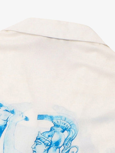 Rebels Printed Rap Beach Shirts Short Sets