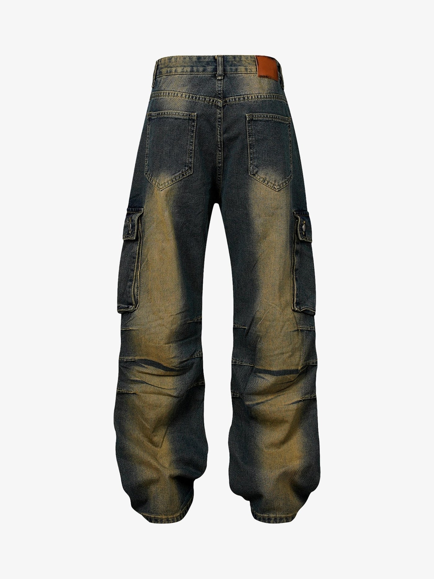 American Street Style Washed Distressed Jeans - 2236