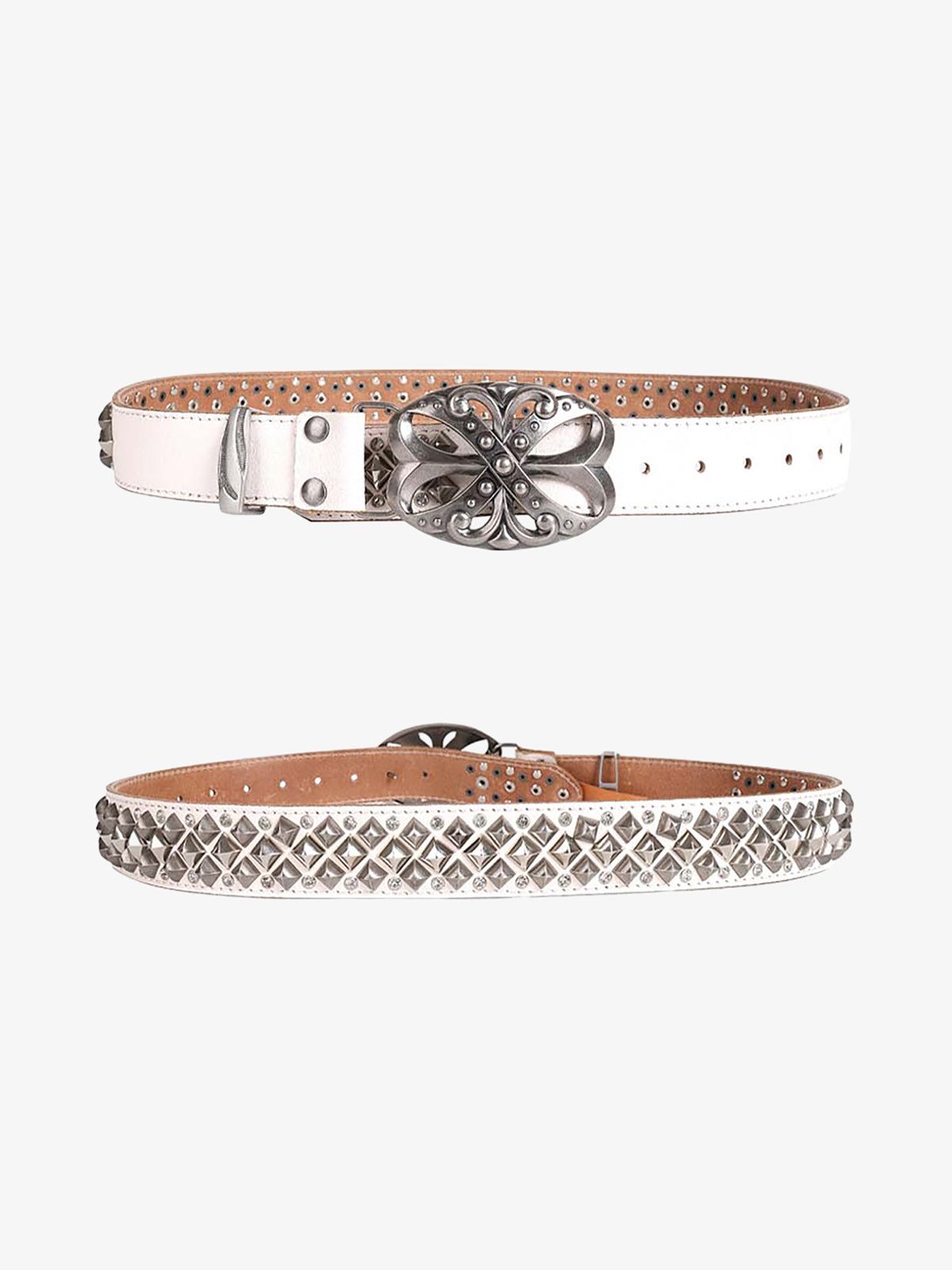 Retro Punk Rhinestone Belt - 2175