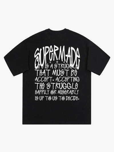 Logo Design Printed T-Shirt -1430