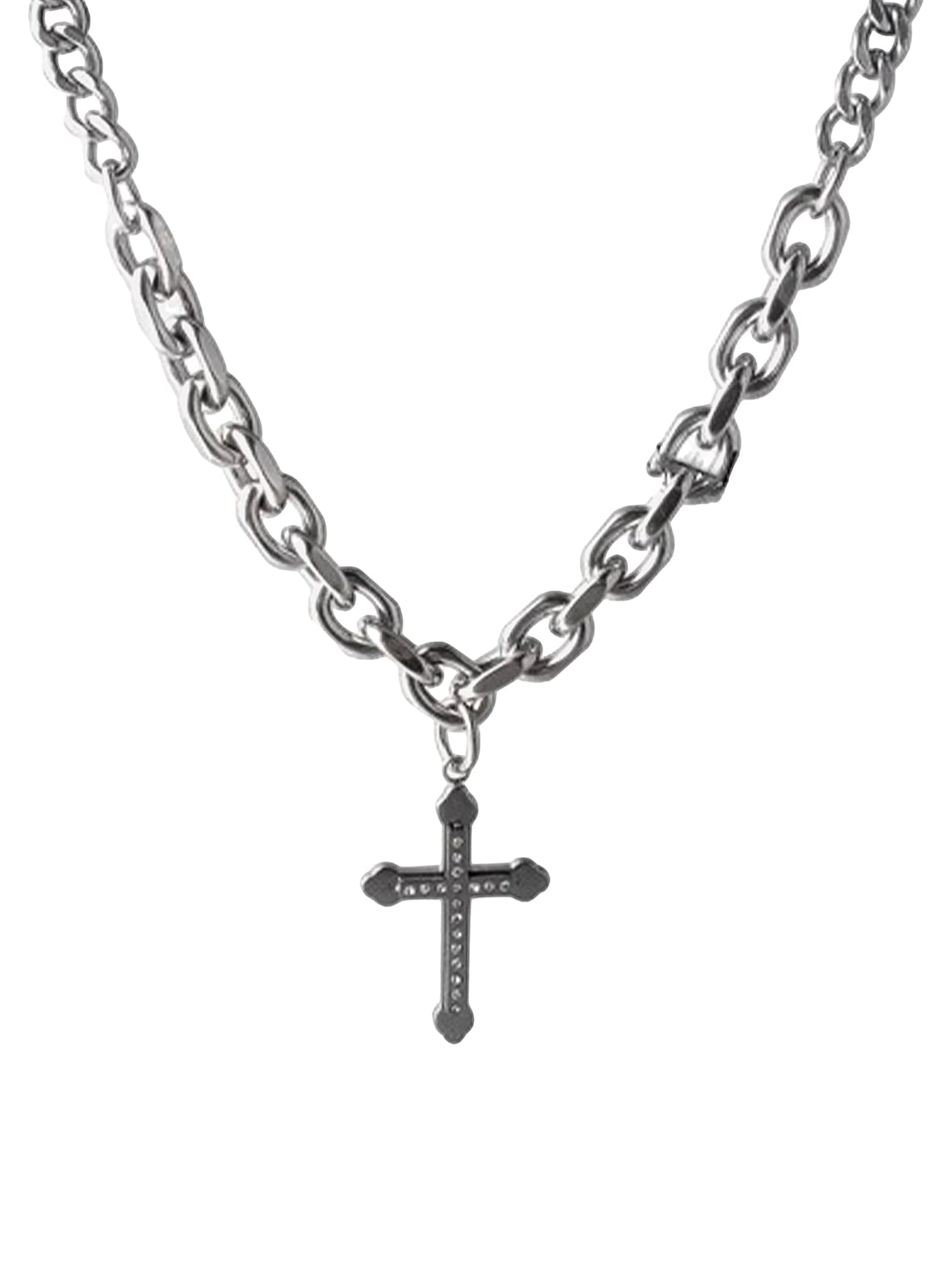 Black Cross Necklace -1131