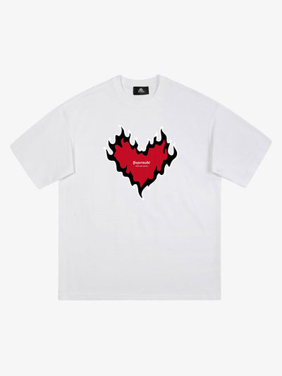 Heart Print T-shirt