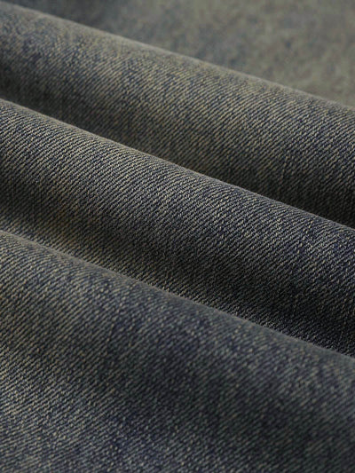 Washed Dirty-Dye Straight Jeans - 2352