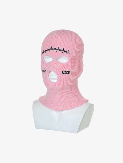 Retro Hip-hop Fun Knitted Balaclava