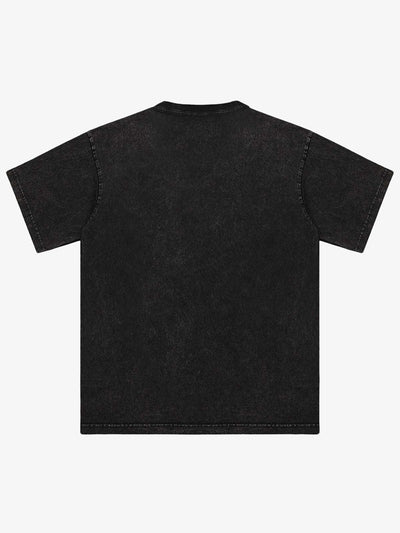 Fun Letter Print T-shirt - 1901