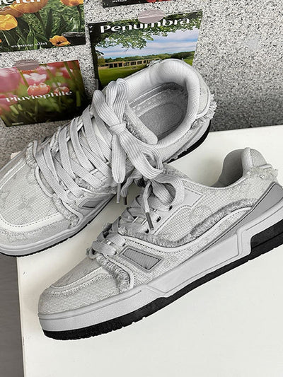 Retro Denim Sneakers - 2234