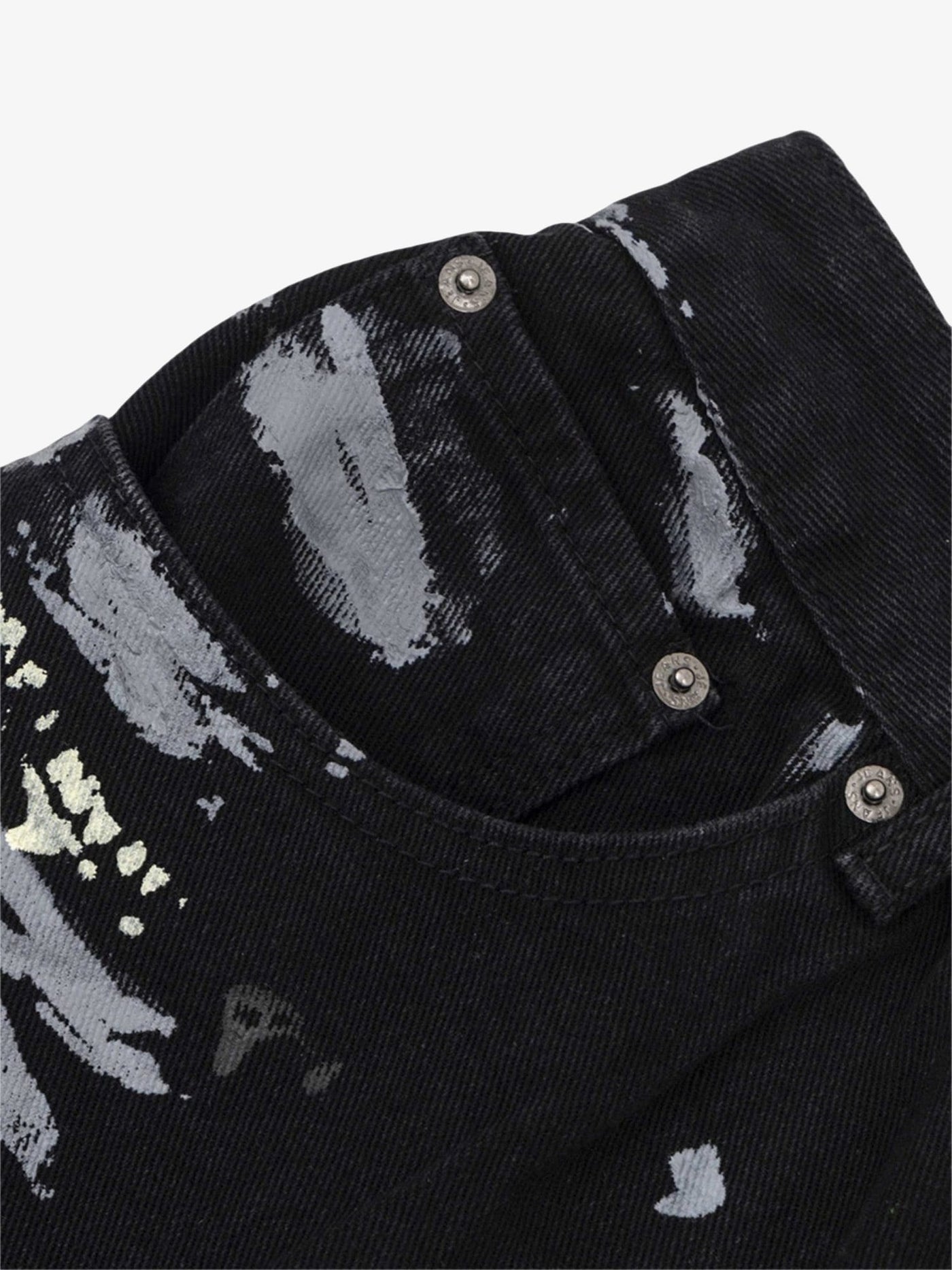American Graffiti Letter Print Jeans - 1914
