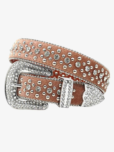 Hip Hop Punk Rhinestone Belt