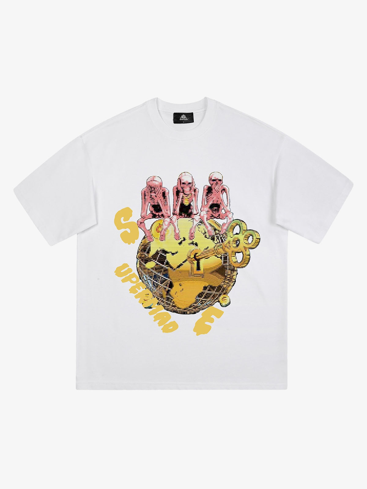 Retro Skull Printed T-shirt