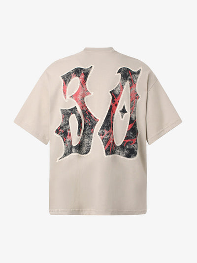 Graphic "BREAK" Print T-Shirt