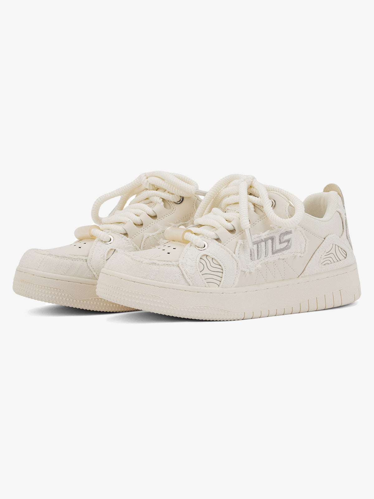 Embroidered Letter Shoes - 2107