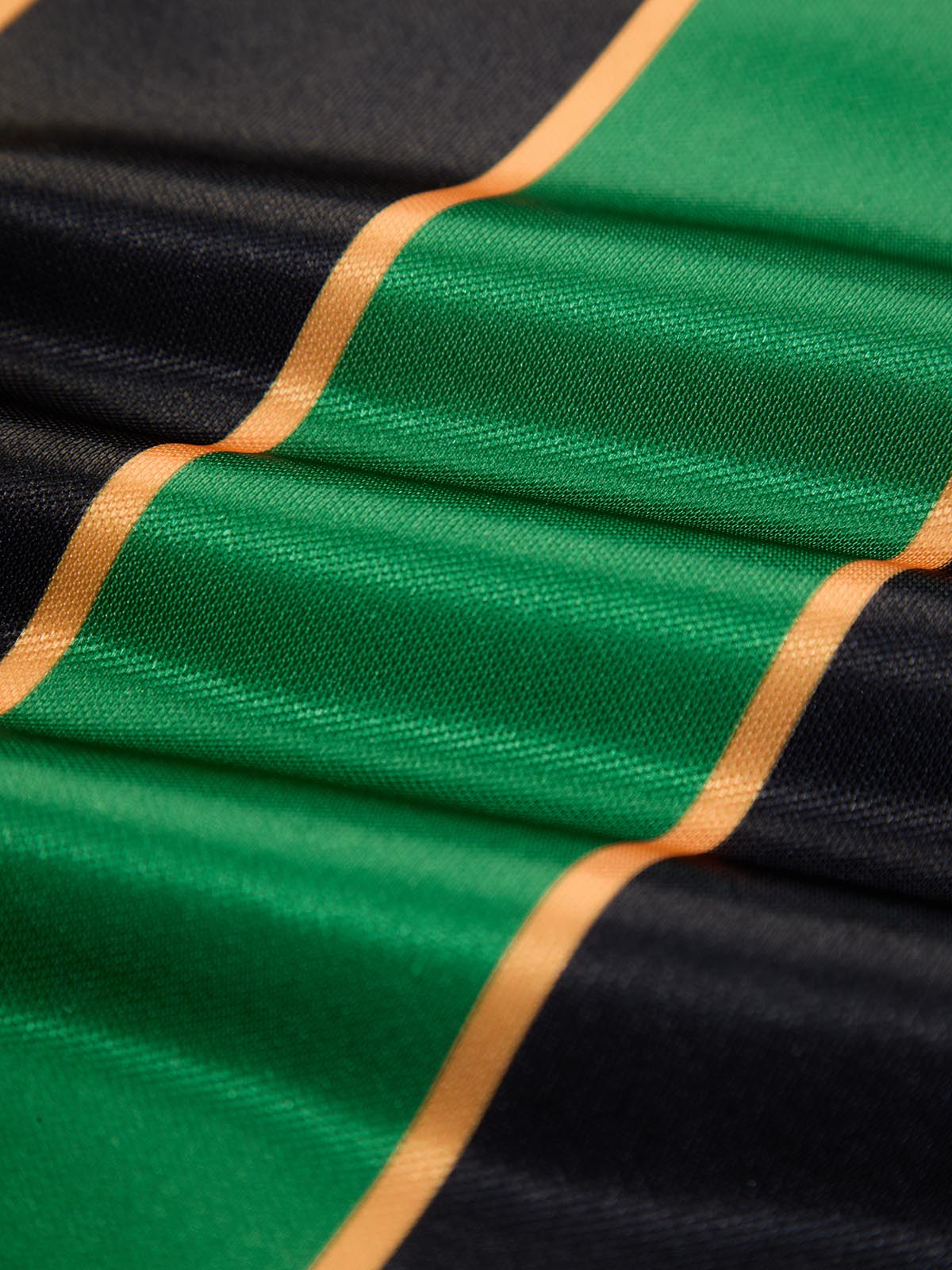 Original Retro Striped Spliced Sports Jersey T-Shirt - 2422