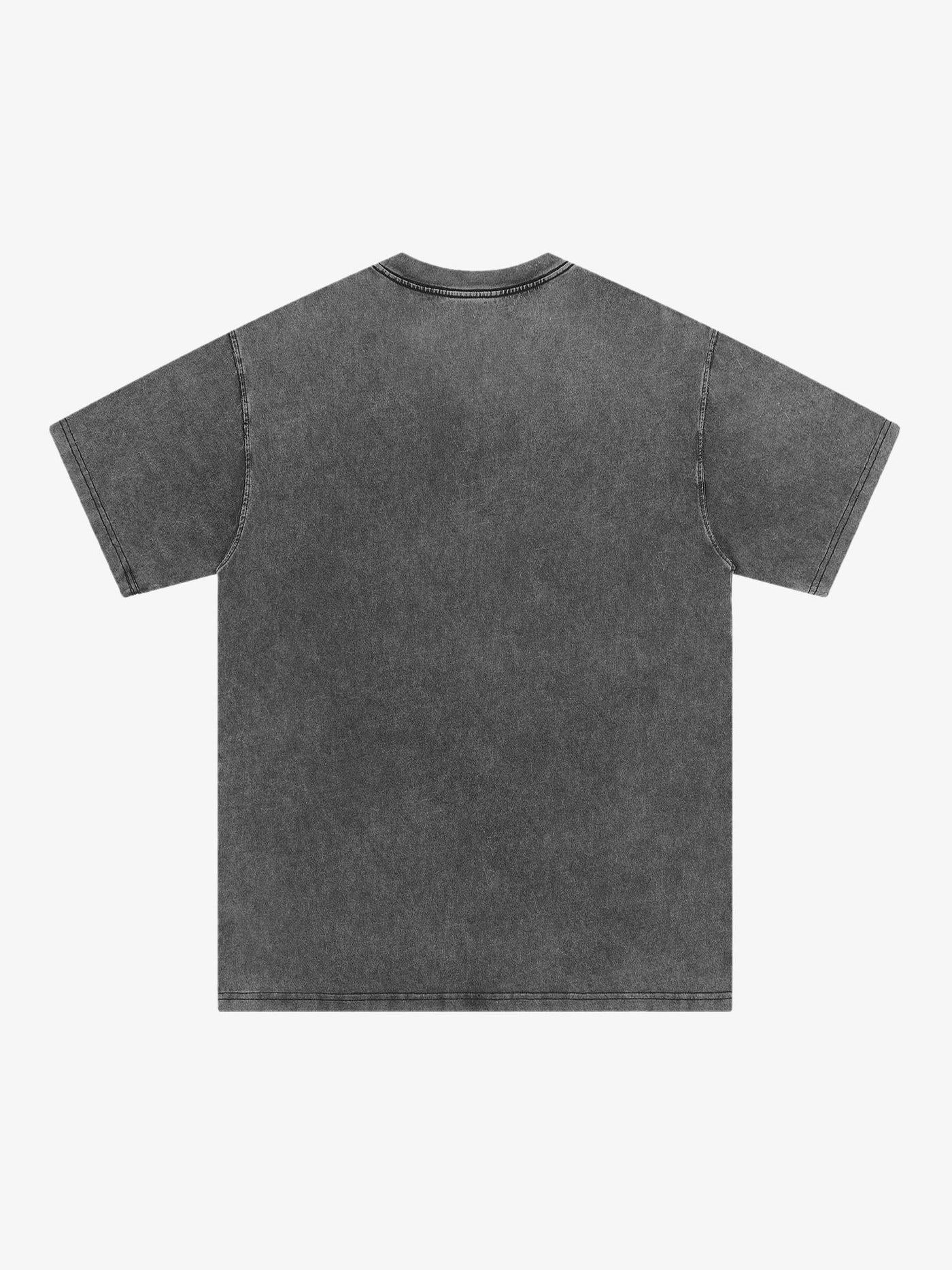 Washed Graphics Fun Letter Print T-shirt