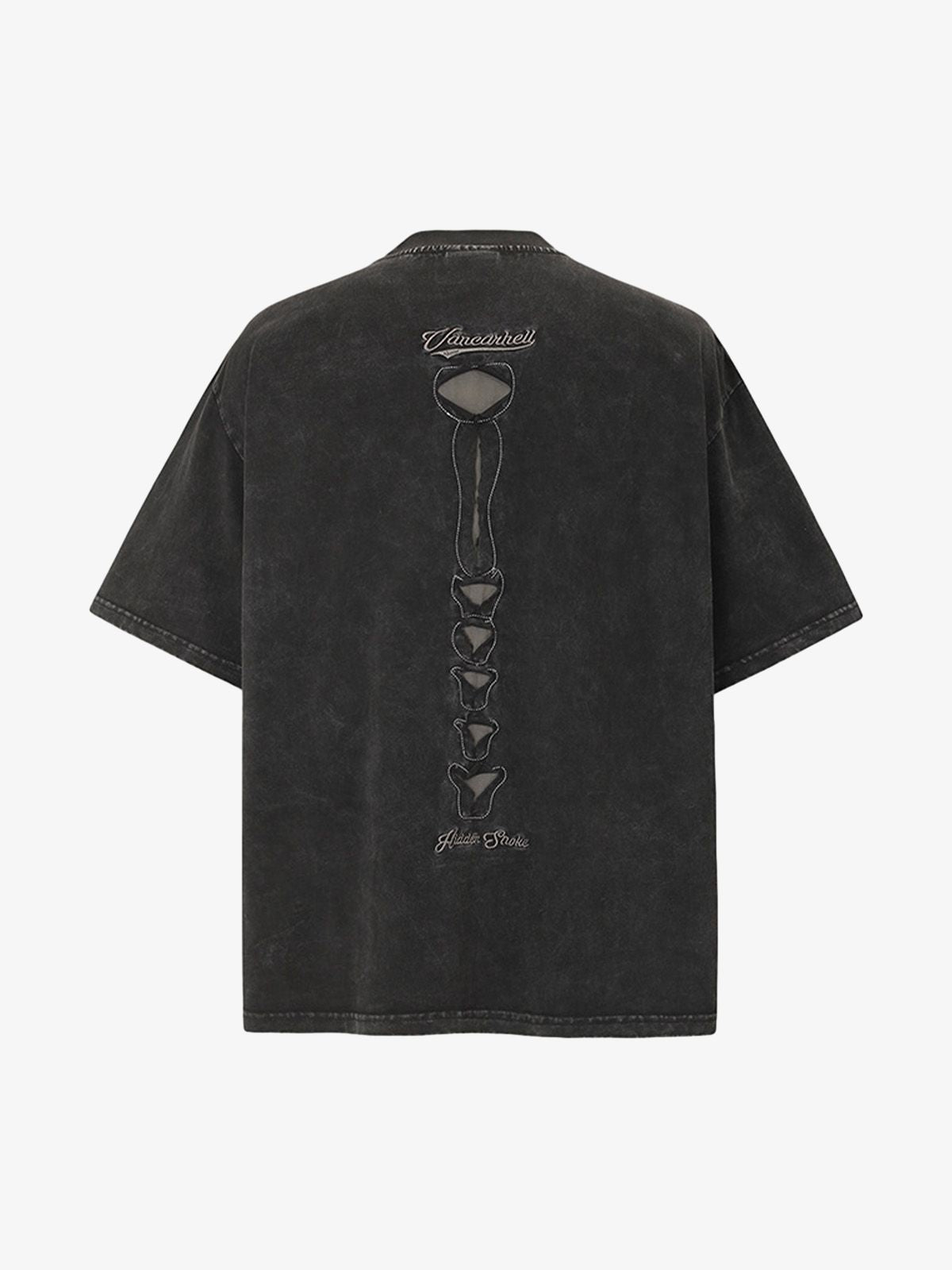 Skeleton Design Print Oversized T-Shirt