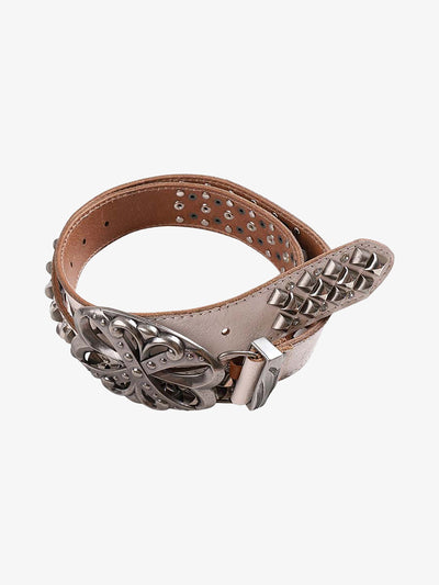 Retro Punk Rhinestone Belt - 2175