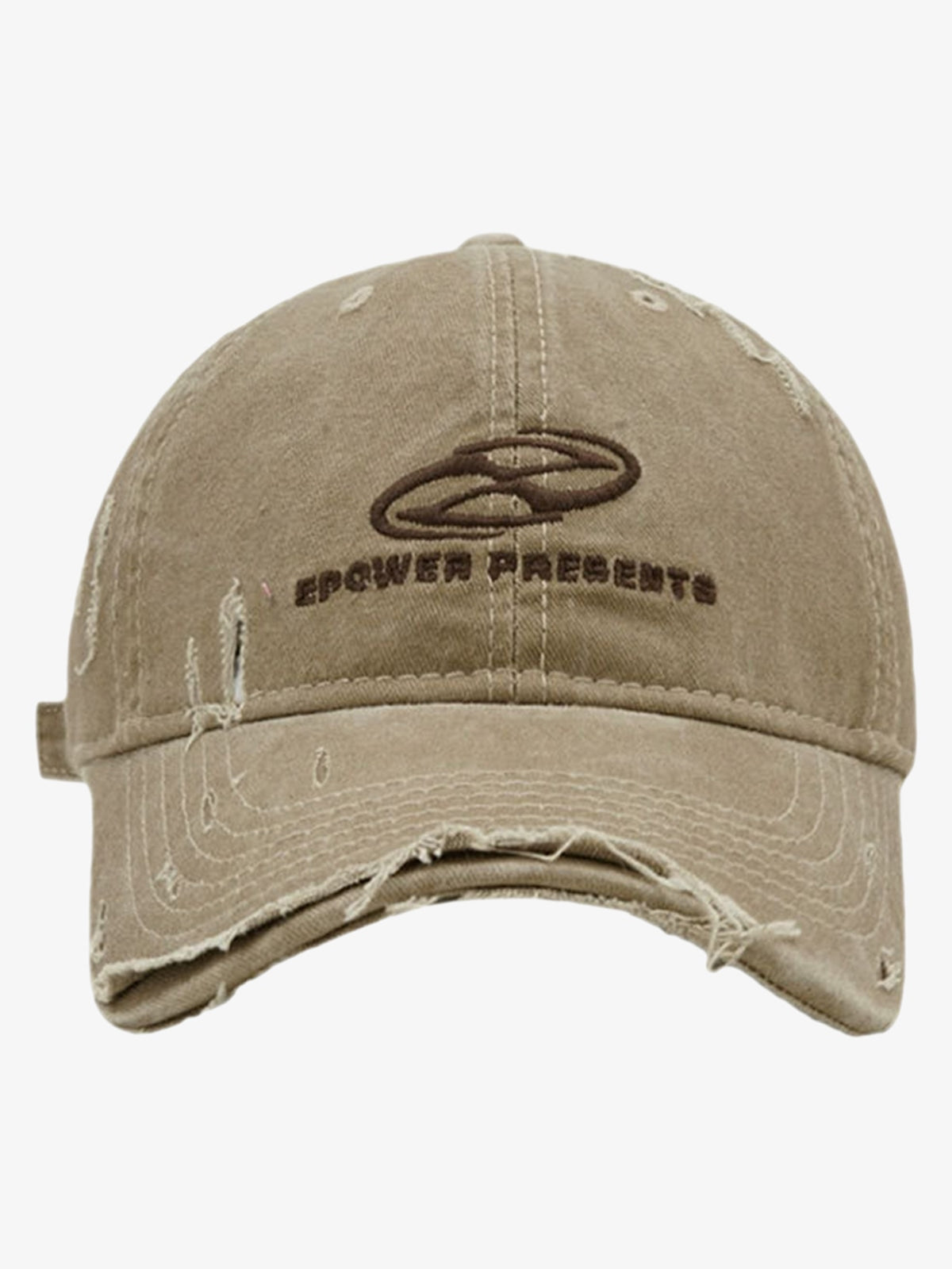 Ripped Denim Baseball Cap - 2028