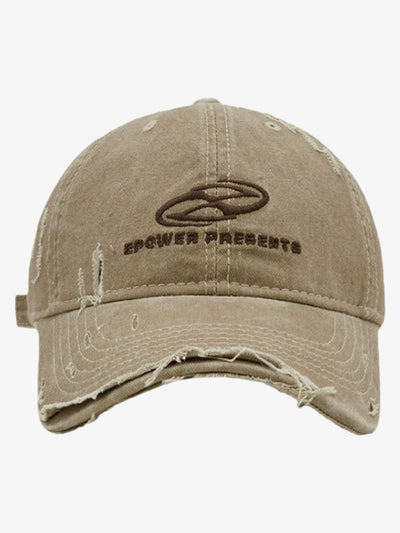 Ripped Denim Baseball Cap - 2028