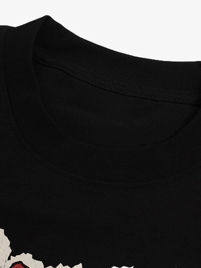 Graphic "BREAK" Print T-Shirt