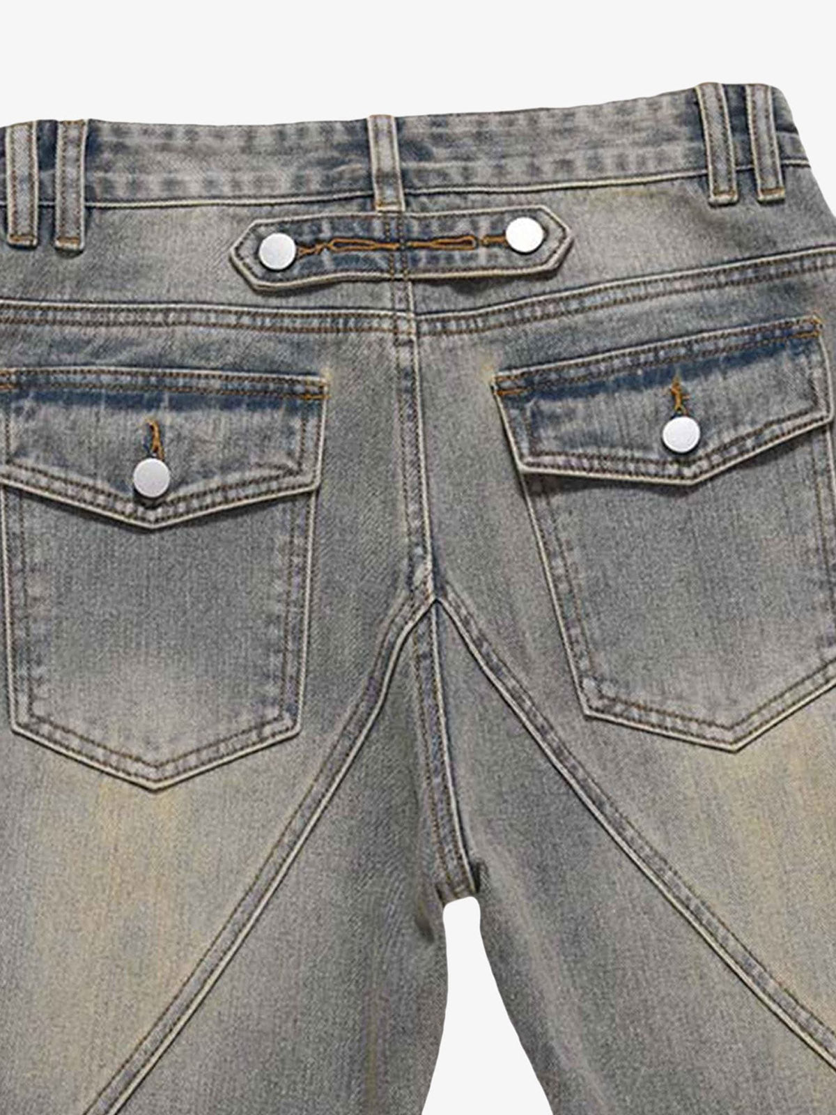Patchwork Stressed Jeans