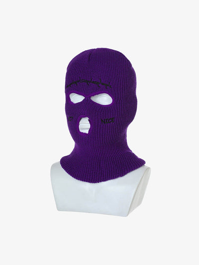 Retro Hip-hop Fun Knitted Balaclava