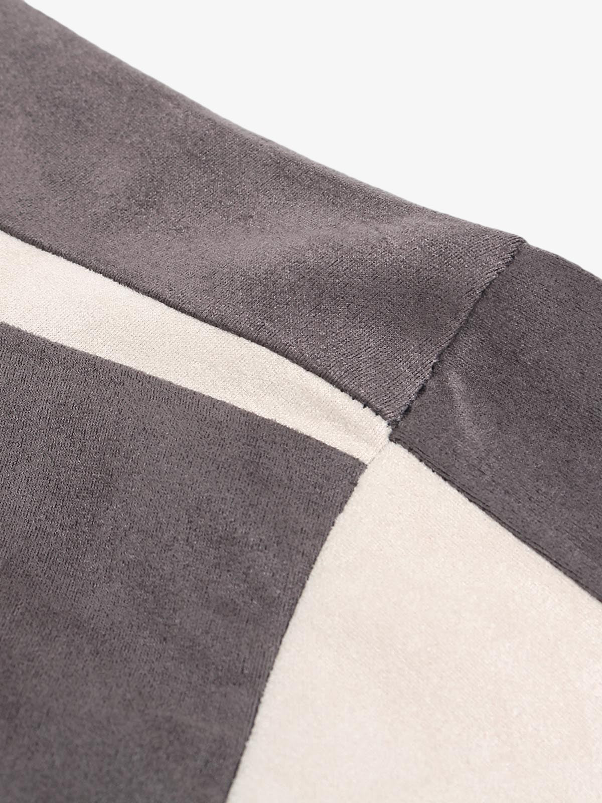 Jersey Deconstructed Contrast Color Stitching Print T-shirt - 2407