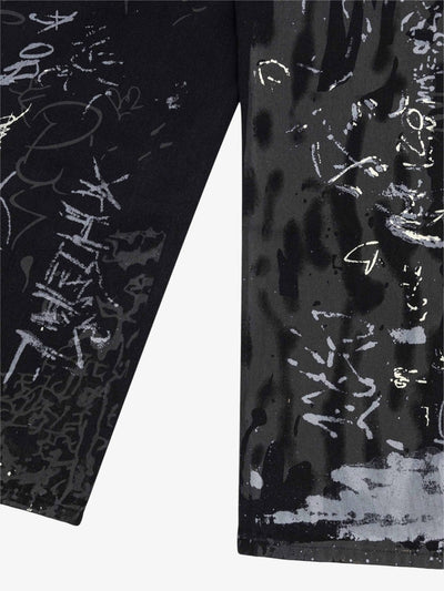 American Graffiti Letter Print Jeans - 1914