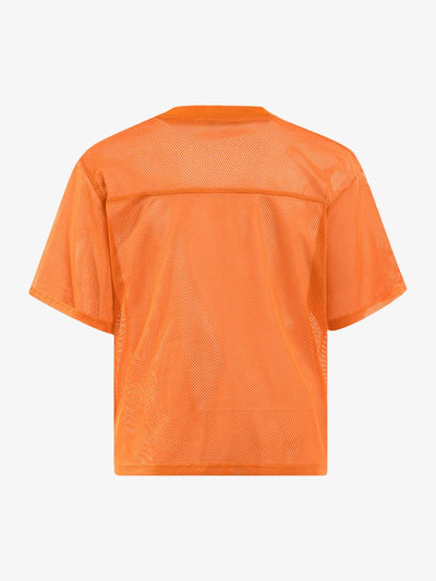 Jersey Letter Print Quick Dry V-neck T-shirt - 2389
