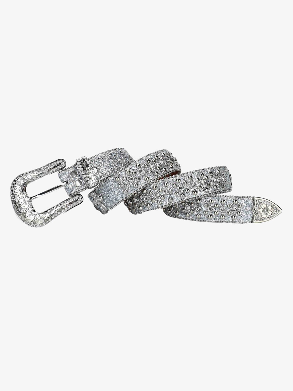 Studded Rhinestone Belt-1797