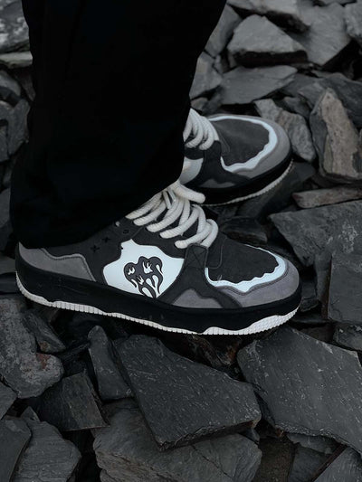 Monochrome Shadowwave Heavy-Duty Street Sneakers-1507