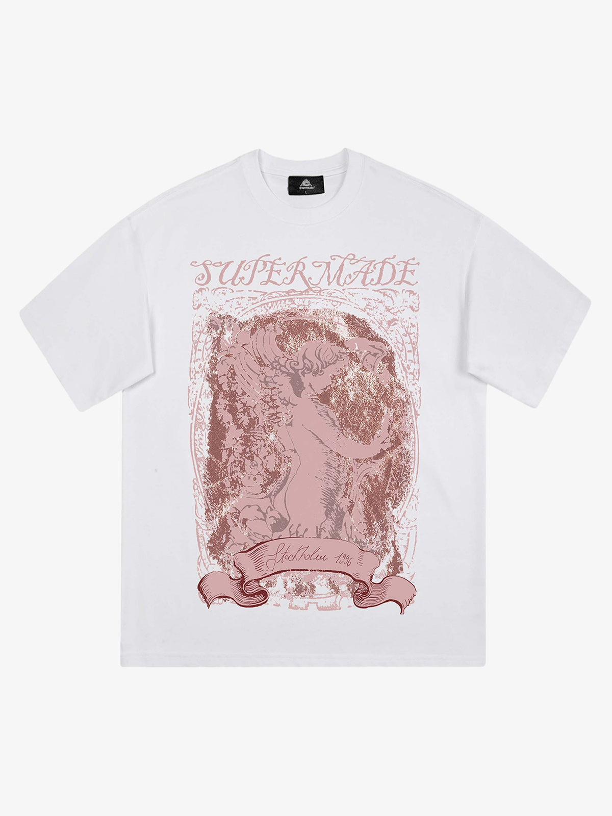 Mottled Angel Street Hip-Hop T-shirt - 2129