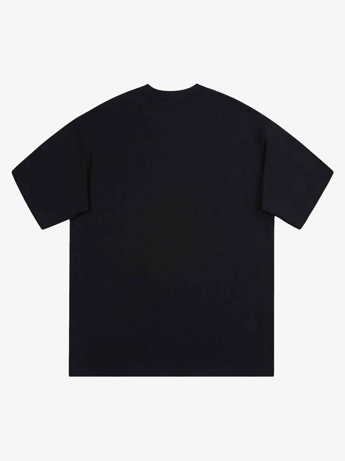 Street Hip-Hop Butterfly Stamp T-shirt - 2130