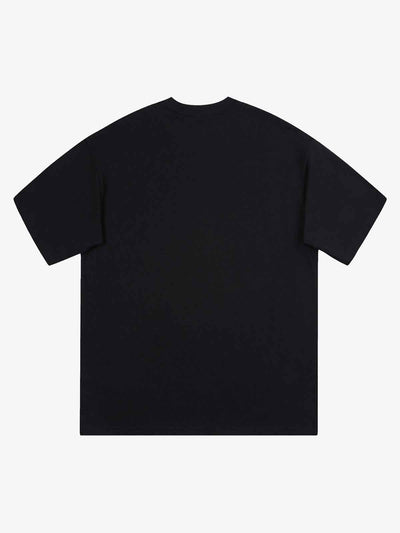 Street Hip-Hop Butterfly Stamp T-shirt - 2130
