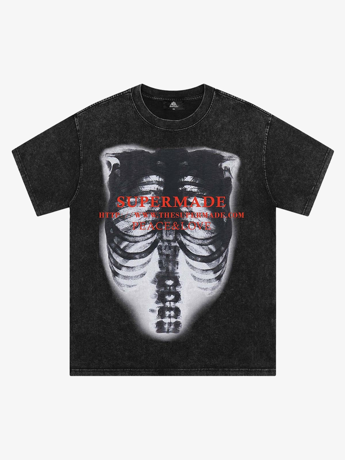 Skull Image Street Hip-Hop T-shirt - 2131