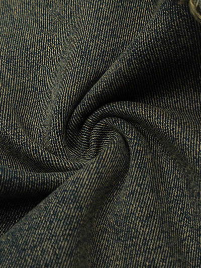 Old Raw Hem Straight Leg Micro Flare Jeans - 1960
