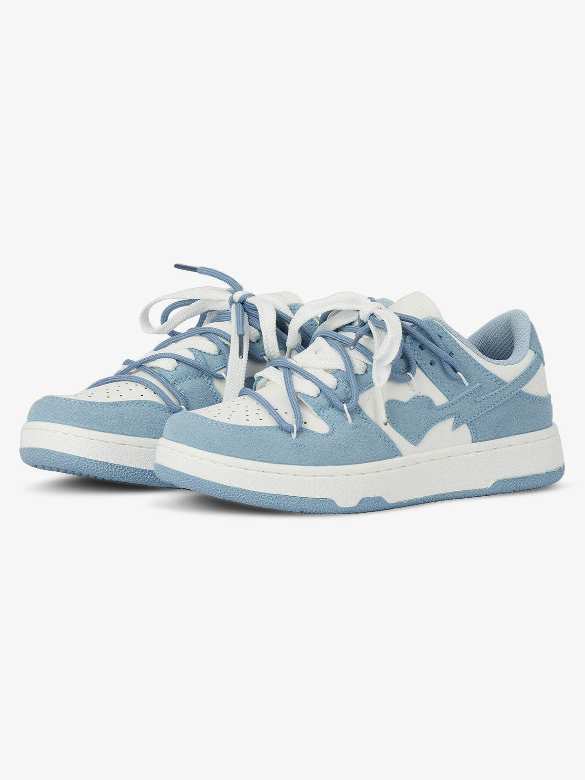 Haze Blue Love Breathable Board Shoes - 1854