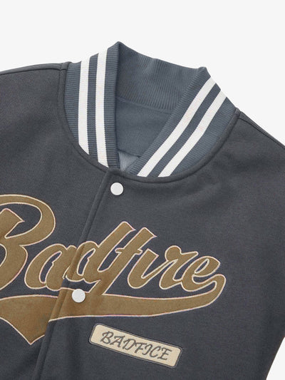 Embroidered Baseball Bomber Jacket