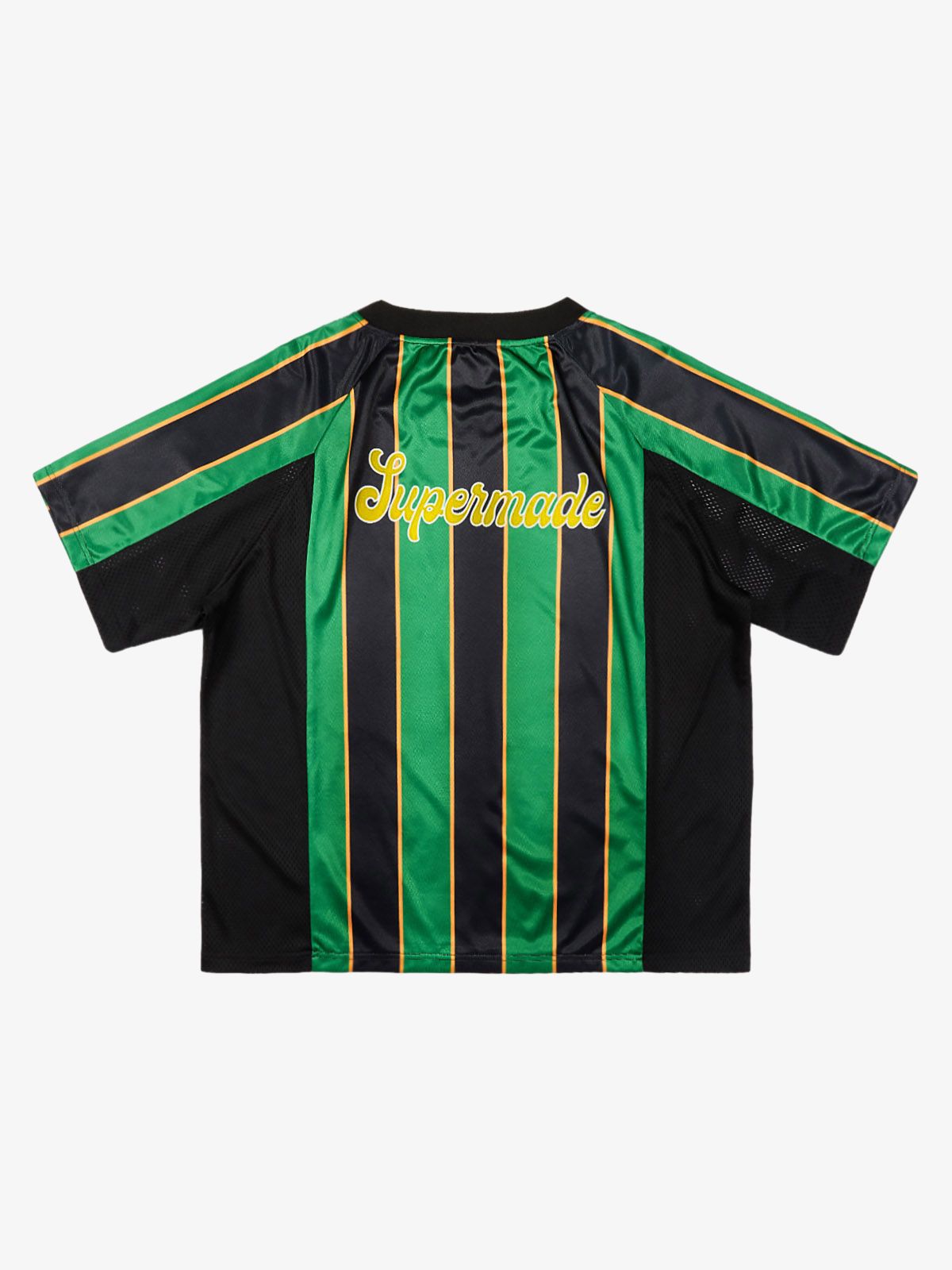 Original Retro Striped Spliced Sports Jersey T-Shirt - 2422