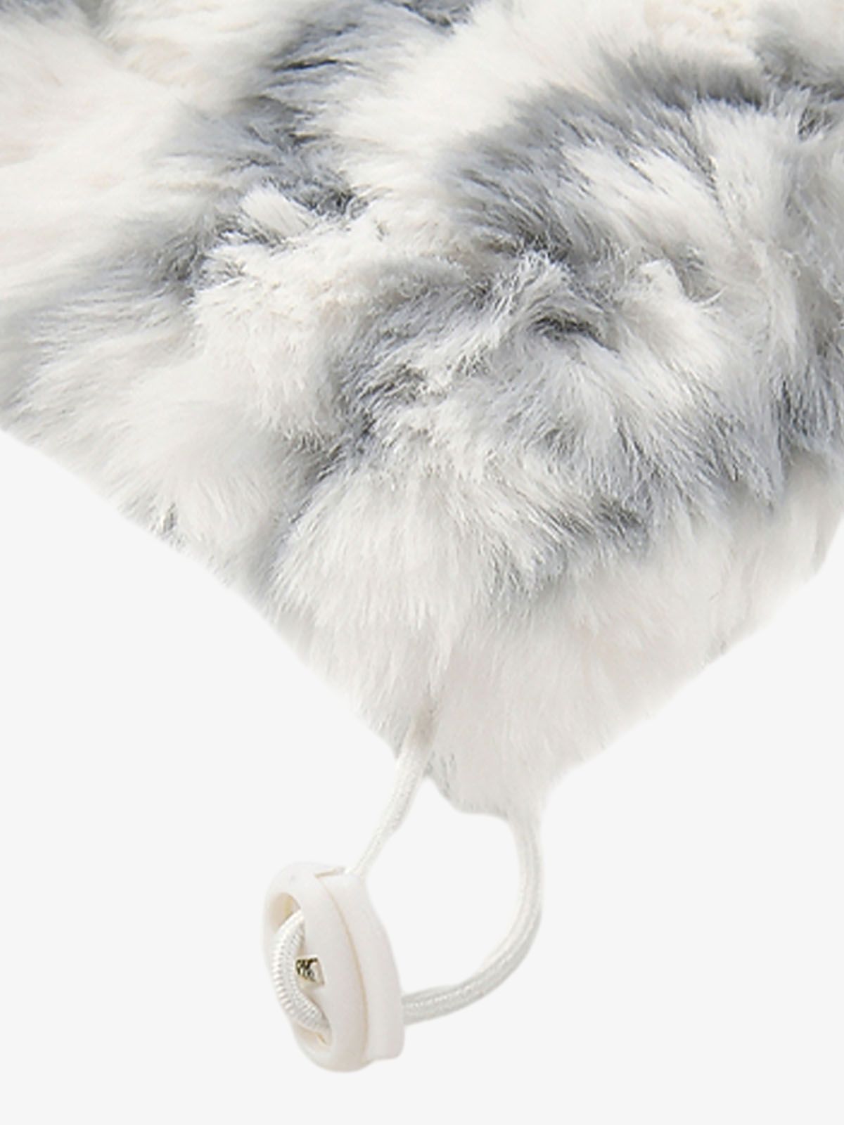 Tie-Dye Stand Collar Sherpa Jacket