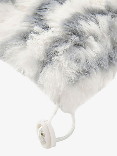 Tie-Dye Stand Collar Sherpa Jacket