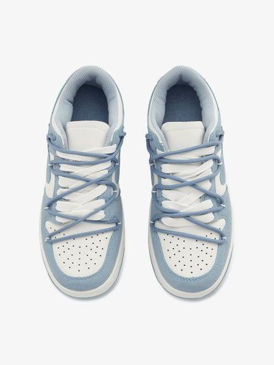 Haze Blue Love Breathable Board Shoes - 1854
