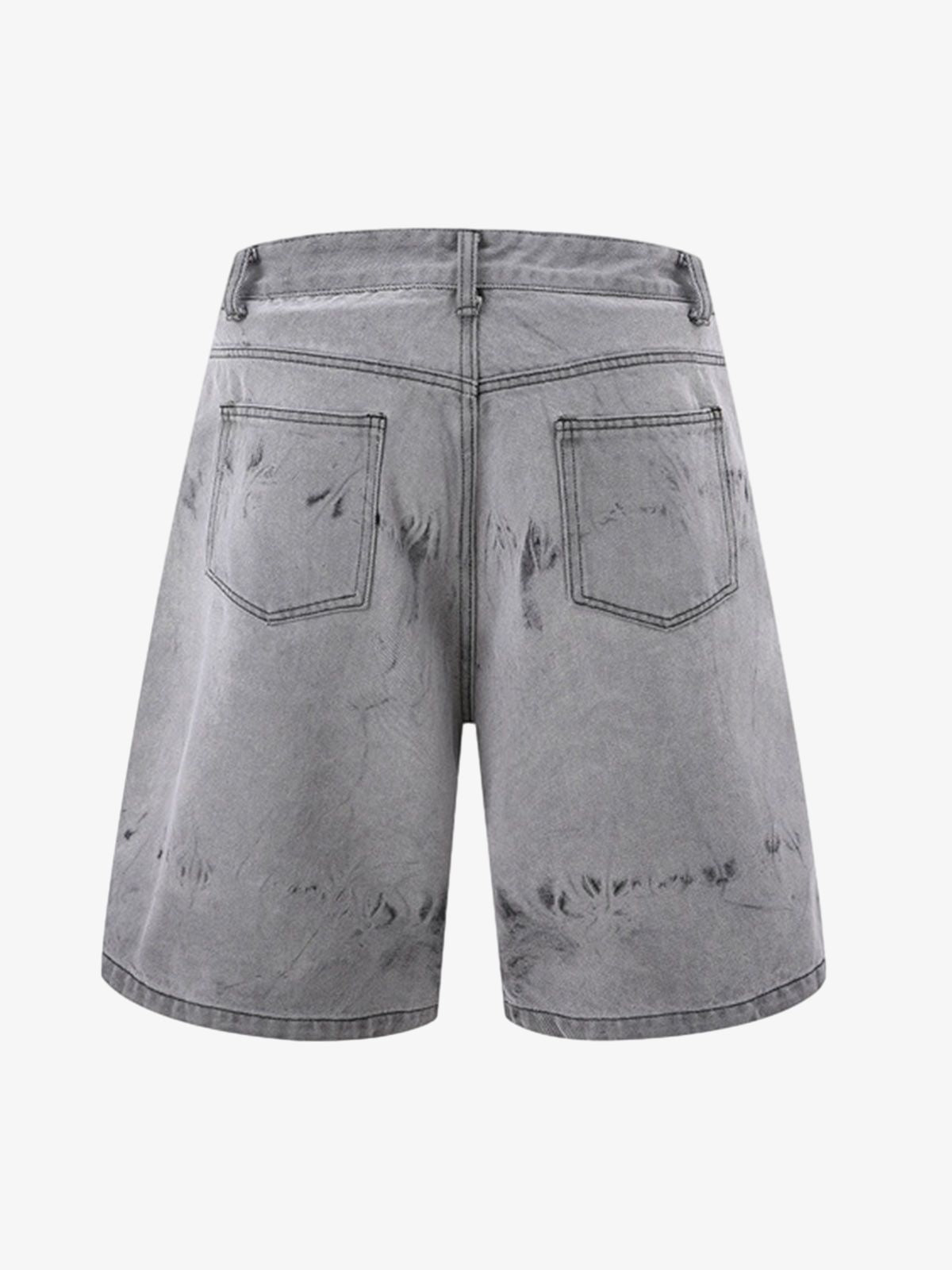 Distressed Washed Workwear Denim Set