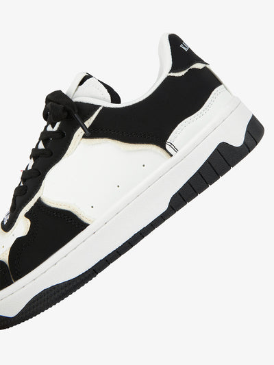High Street Black And White Board Casual Shoes -1554