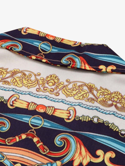 High Street Palace Style Printed Short Sets