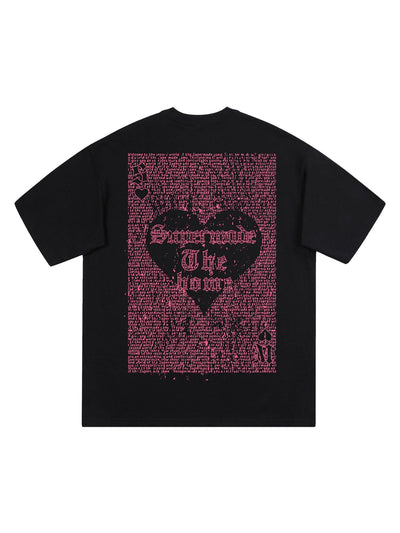 Valentine's Day Graffiti Poker T-shirt - 1946
